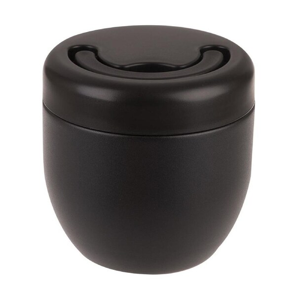 Oasis 470ml Stainless Steel Double Wall Insulated Food Pod Lunch Container Black