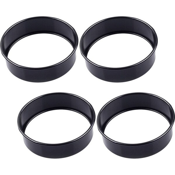 4x Appetito 9.5cm Non Stick Ring Fried Egg Mould Frying Kitchen Crumpet Pancake