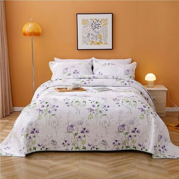 100% Cotton Lightly Quilted Coverlet Set Gabby Queen 230 x 250 cm