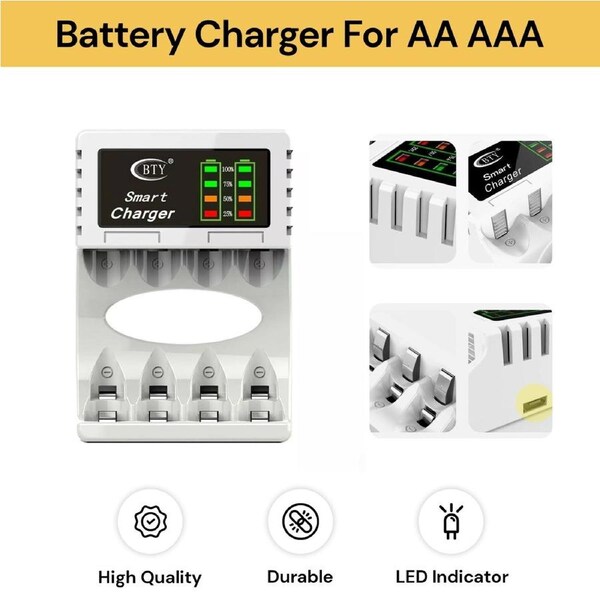 Battery Charger For AA AAA