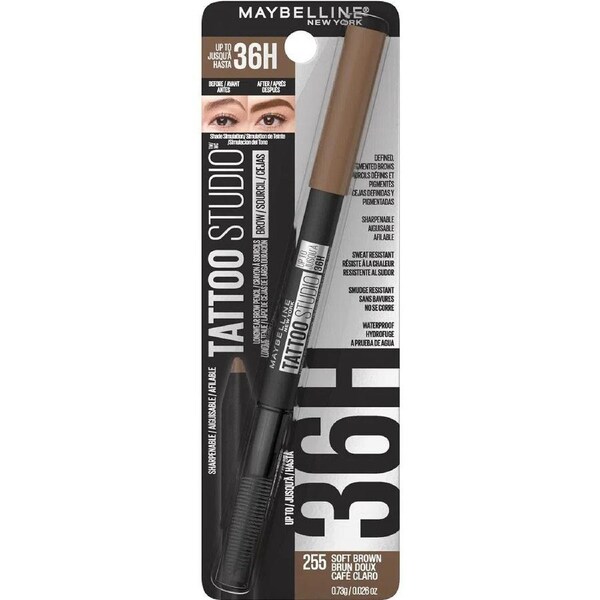 Maybelline Tattoo Studio Brow Pencil - 255 Soft Brown