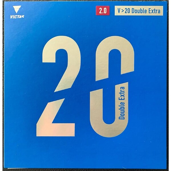GENUINE VICTAS V > 20 Double Extra Max 2.0 200080 Table Tennis Rubber Made in Germany RED