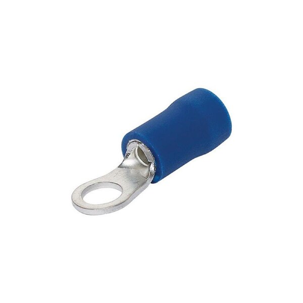 Blue 4mm Ring Crimp Pk 100