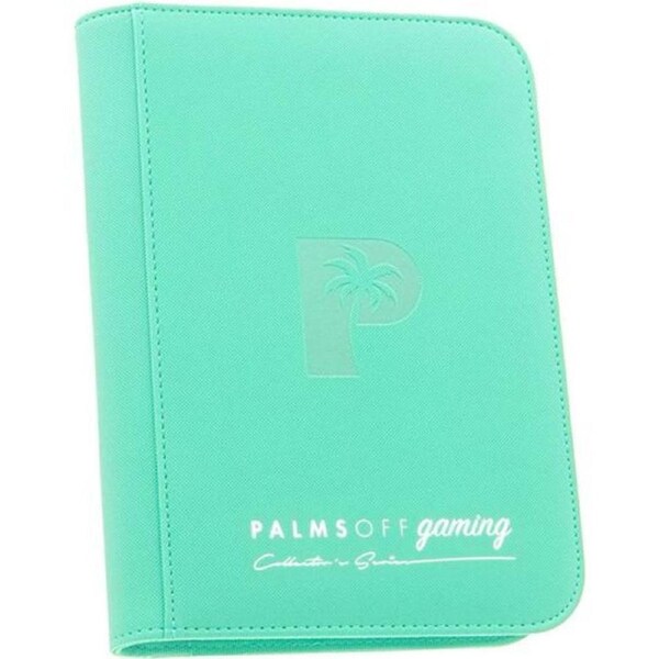 Palms Off Gaming - 4 Pocket Collectors Series Trading Card Binder (Turquoise)
