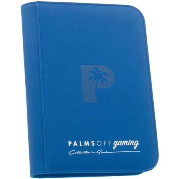 Palms Off Gaming - 4 Pocket Collectors Series Trading Card Binder (Blue)