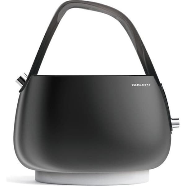 Bugatti Italy Jacqueline Kettle Smoky Handle - Black