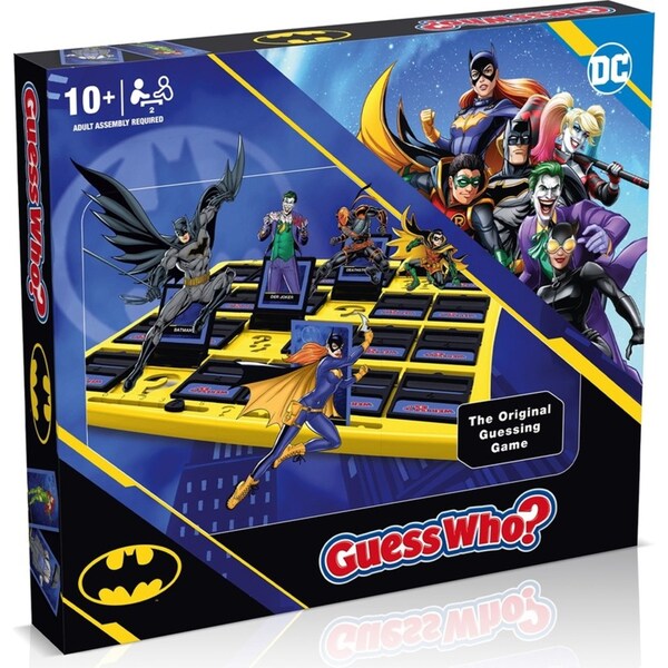 Guess Who Batman Edition Family/Kids/Party Portable Tabletop Board Game 10y+