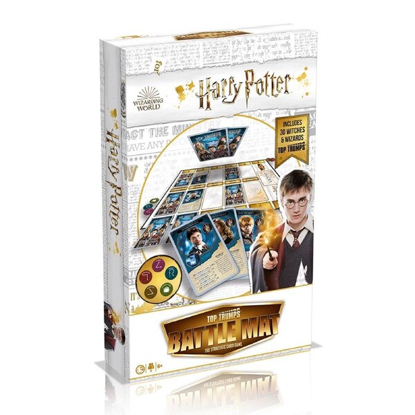 Top Trumps Harry Potter Wizarding World Battle Mat & Card Deck Stratergy Game 6+