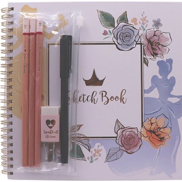 Disney Princesses Sketch Book Set Kids/Children Art/Craft Drawing/Writing 3y+
