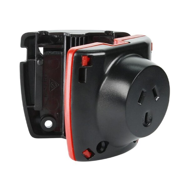 Melec ML-BS-PB - Blind Snake™ Rapid Plug Base - Black & Red