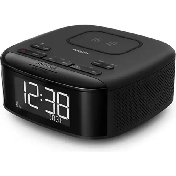 Philips TAR7705 FM DAB+ Alarm Clock Radio/Bluetooth Speaker/Wireless Qi Charger