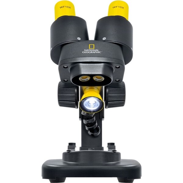 Bresser National Geographic Kids 6y+ 20x Stereo Microscope w/ 12 Mineral Samples