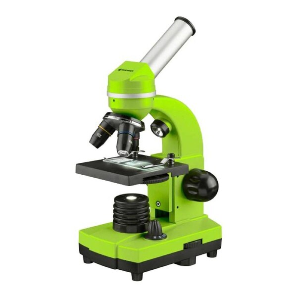Bresser Junior Biolux Student Microscope w/ Smartphone Holder Kids 8y+ Green