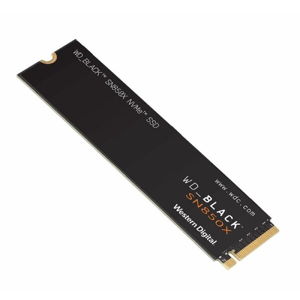 Western Digital WD Black SN850X 1TB Gen4 NVMe SSD for PS5 - 7300MB/s 6300MB/s R/W 600TBW 1100K/800K IOPS 1.75M Hrs MTBF 5yrs ~WDS100T1X0E