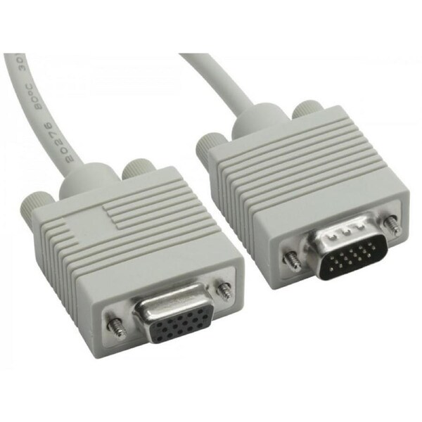 8ware 2m VGA Monitor Extension Cable HD15 pin Male to Female Monitor Cable [RC-3054]