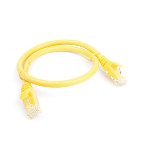 8Ware 25cm Yellow Premium CAT6A Ethernet Cable up to 10Gbps, Snagless Protection [PL6A-0.25YEL]