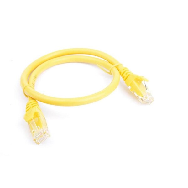 8Ware 0.5m Yellow Premium Snagless CAT6A Ethernet Cable, up to 10Gbps [PL6A-0.5YEL]