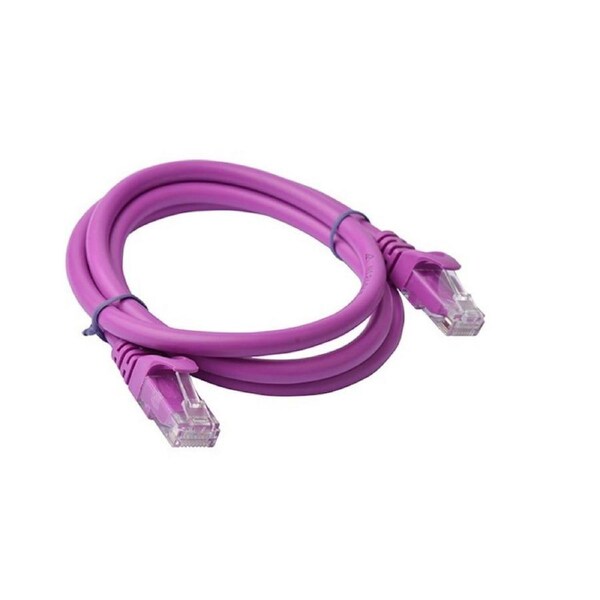 8Ware 1m Purple Premium Snagless CAT6A Ethernet Cable, Speed up to 10Gbps [PL6A-1PUR]