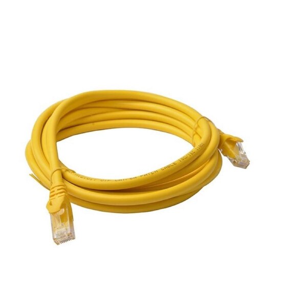8Ware 3m Yellow Premium Snagless CAT6A Ethernet Cable, Speed up to 10Gbps [PL6A-3YEL]