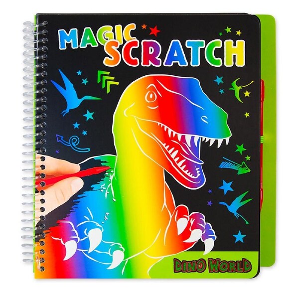 Dino World Magic Scratch Kids Activity Book