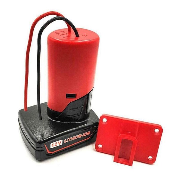 Battery Adapter For Milwaukee 12V M12 Dock Power Connector 12 Gauge