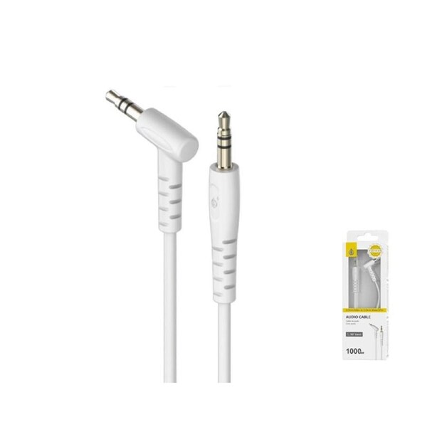 Moveteck AUX Cable 3.5mm to 3.5mm Audio Cable Right Angle to Straight NB1448