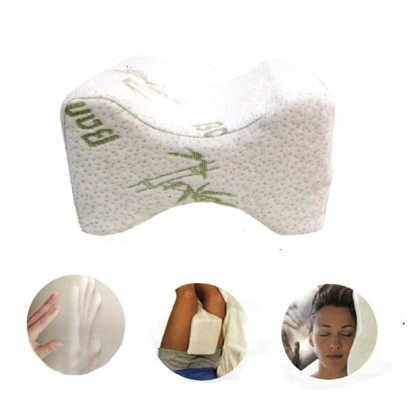 Bamboo Memory Foam Leg Pillow 24x21x14 cm
