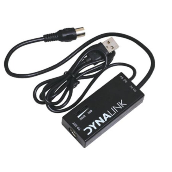 Dynalink L2047 TV Antenna Signal Booster Connector with Television Socket Adapters