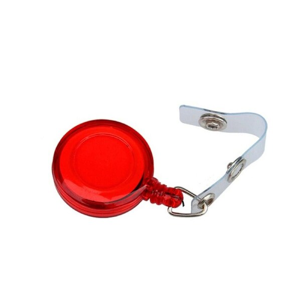 Security ID Card Holder Lanyard Pass Retractable Key Tag - 3pcs