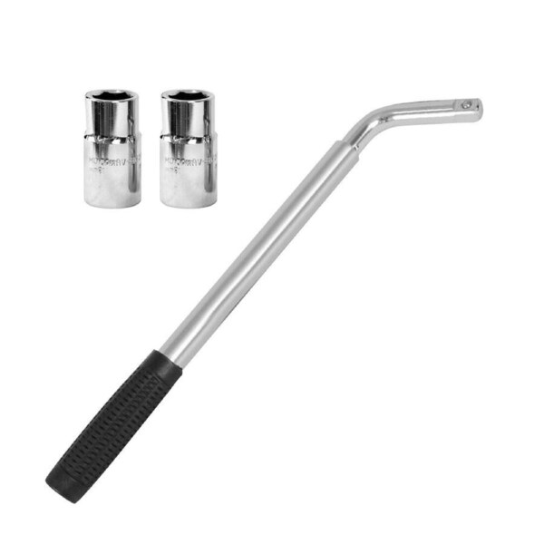 Heavy Duty Garage Wheel Brace Lug Nut Wrench Socket Tool Set 32 - 48cm