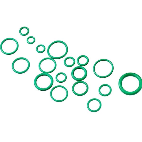 Assorted Air Conditioning Green O Ring Gas Kit - 18 Sizes