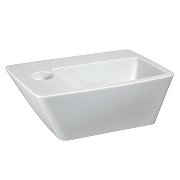 Laufen Ilbagnoalessi Alessi Dot Wall Mount Bathroom Basin NTH WHT w/Wondergliss