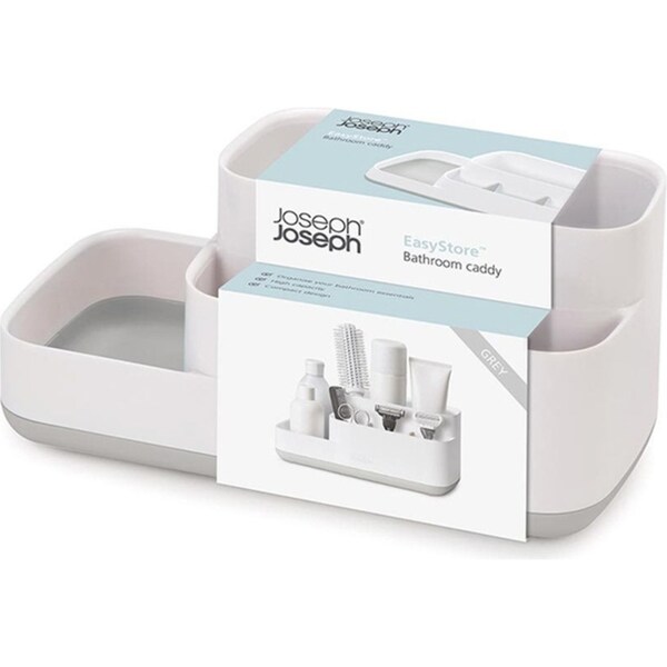 Joseph Joseph Easystore Bathroom Caddy Sink Toiletries Storage Organiser Grey