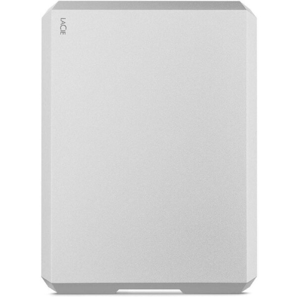 LaCie 4TB Mobile Drive v2 USB-C - Moon Silver
