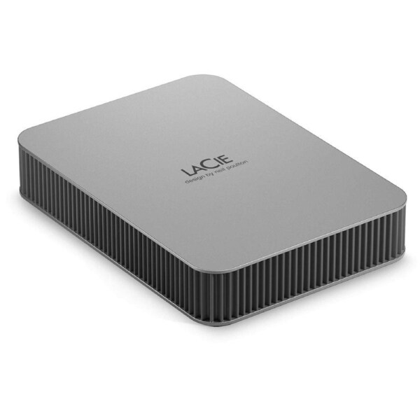 LaCie 5TB Mobile Drive v2 USB-C - Moon Silver