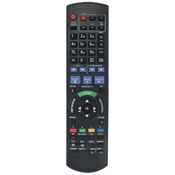 Panasonic Compatible Replacement Remote Control For 2QAYB001077 DMR-HWT260GN DMR-PWT560GN