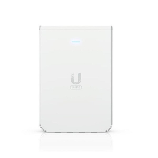 Ubiquiti UniFi Wi-Fi 6 2.4/5GHz In-Wall Access Point w/PoE Switch/LAN Port White