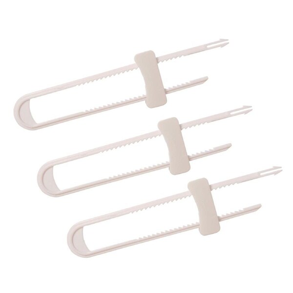 3x Dreambaby Furniture Cabinet D-Shaped Handle Baby/Toddler Safety Sliding Locks