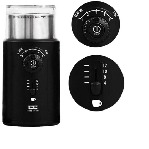 Classica Electric Coffee Grinder Black
