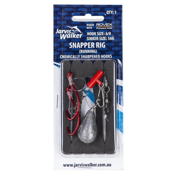 Size 6/0 Jarvis Walker Running Snapper Rig with 56g Bomb Sinker