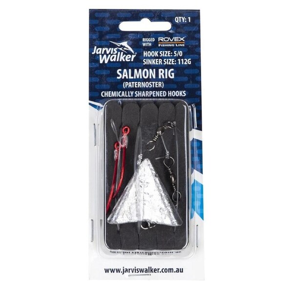 Size 5/0 Jarvis Walker Paternoster Salmon Rig with 112g Star Sinker