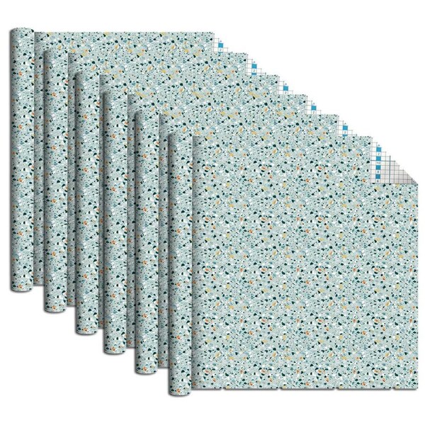 6x Boyle Self Adhesive Back 1.5mx45cm Vinyl Film Art/Craft Covering Terrazzo