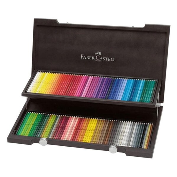 120 Faber-Castell Watercolour Albrecht Durer Colour Pencils Wooden Case