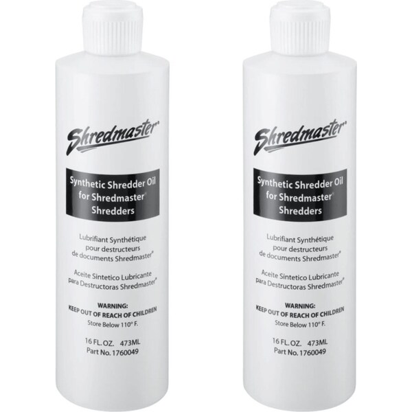 2 Pack Rexel Shredmaster Shredder Oil Lubricant 473mL