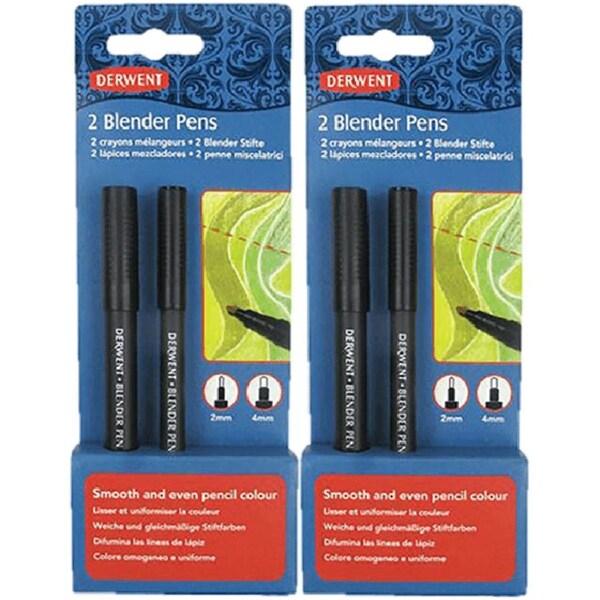 2 Packs Derwent Blender Pens Pack 2