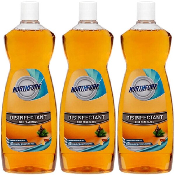 3 Pack Northfork Pine Disinfectant 1 Litre