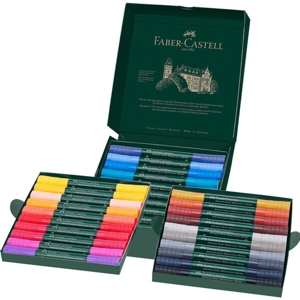 30 Faber-Castell Watercolour Albrecht Durer Dual Tip Markers
