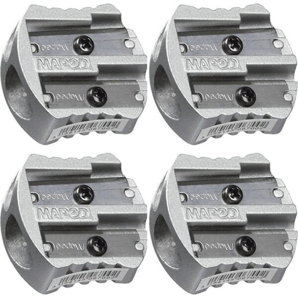 4x Maped Classic 2 Hole Sharpener