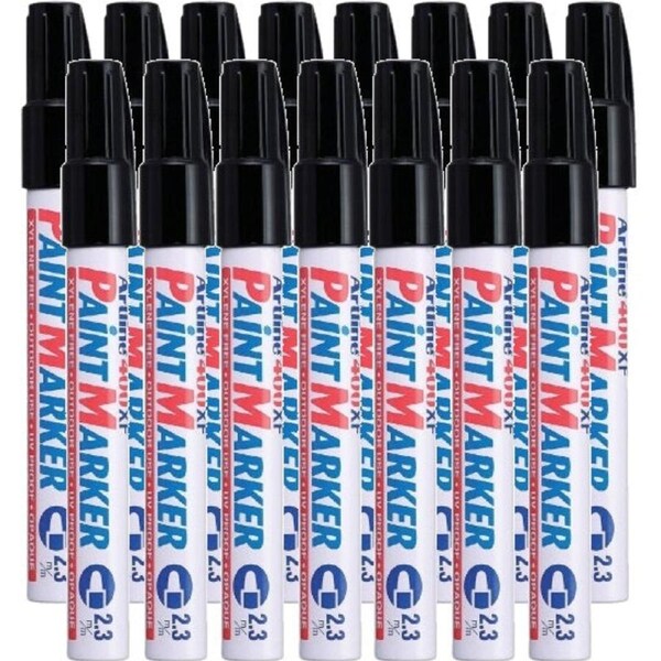 Artline 400 Paint Marker Bullet Tip 2.3mm Black Box 15