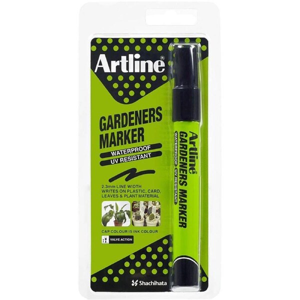 Artline Gardeners Marker Black Hangsell